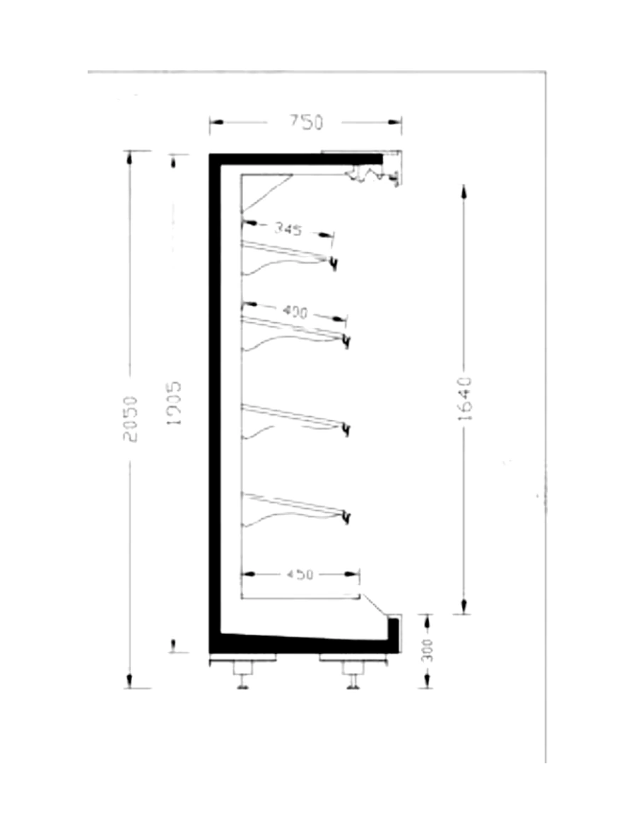 ELITE DD MT 75-205 teknik kesit çizimi