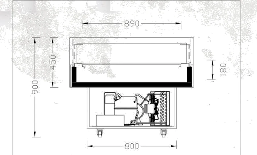 POOL teknik kesit çizimi